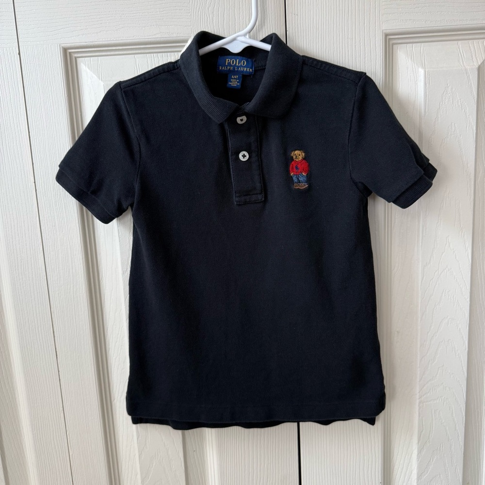 Polo Ralph Lauren Polo Bear Short Sleeve Polo Top Boys Size 4T